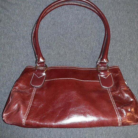 Giani Bernini Leather Purse in Burgundy * VGUC * Vintage c2006 * - Picture 1 of 7